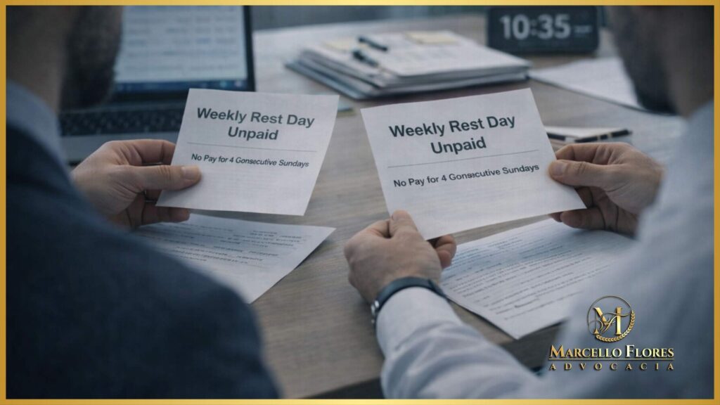 Descanso semanal não remunerado — direitos do trabalhador
