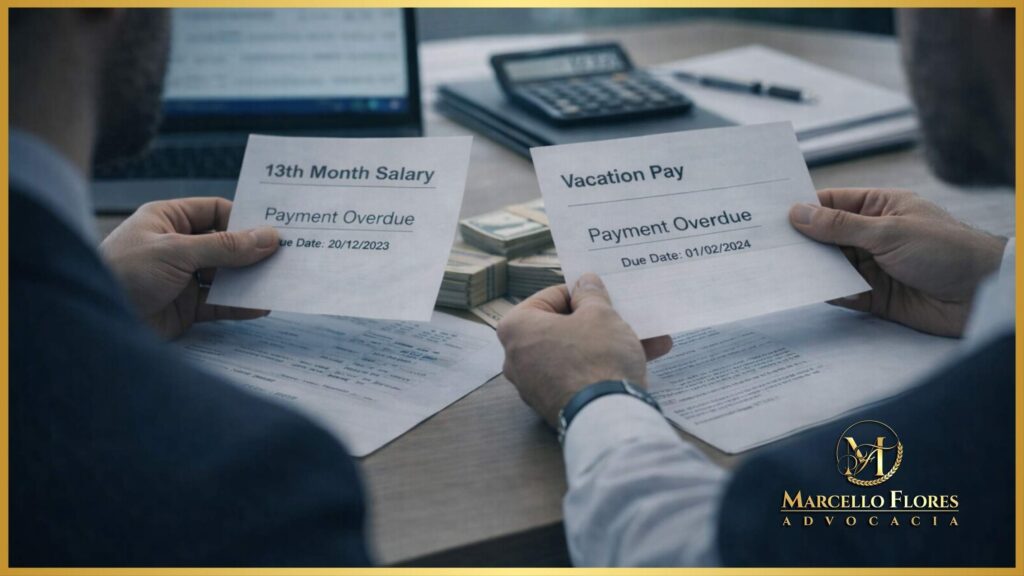 13º salário e férias atrasadas — direitos do trabalhador
